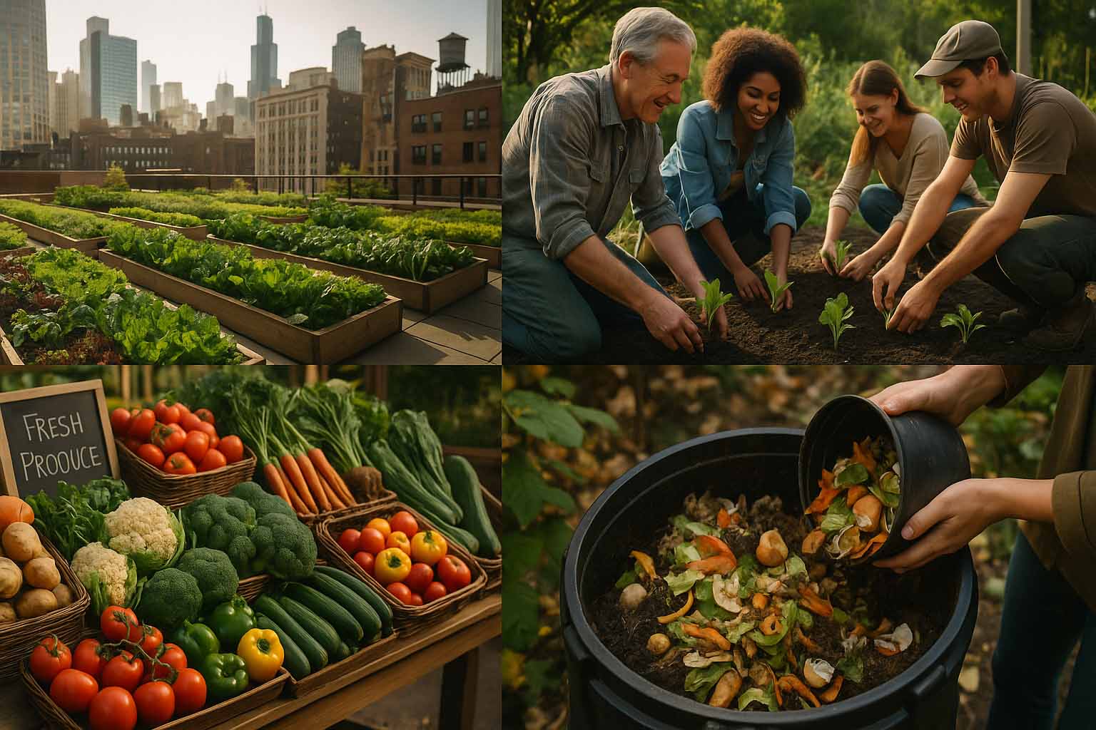 The Impact of Urban Agriculture on Food Waste Reduction